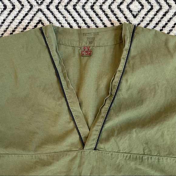vintage swedish army v-neck - Picture 2 of 6